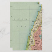 Große Karte Israels (Vorne/Hinten)