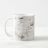 Große Karten-Tasse der Biegung (Texas) Kaffeetasse (Links)