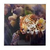 Große Katze Fliese (Vorderseite)