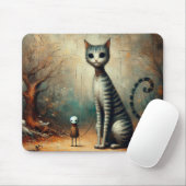 Große Katze Mousepad (Mit Mouse)