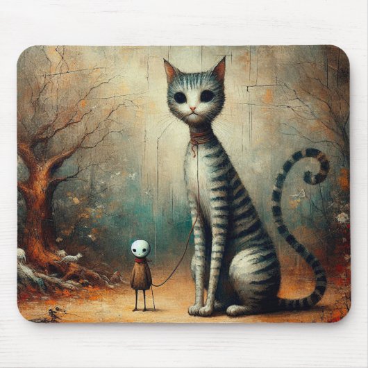 Große Katze Mousepad (Vorne)