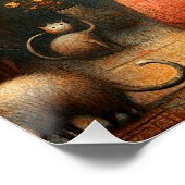 Große Katze Poster (Ecke)