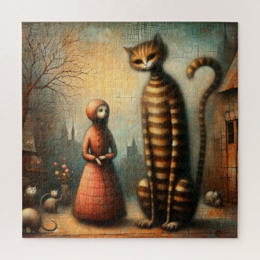 Große Katze Puzzle (Vertikal)
