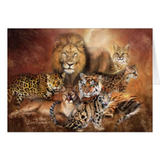 Große Katzen ArtCard