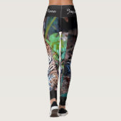 Große Katzen-kundenspezifische Leggings: Jaguar Leggings (Rückseite)
