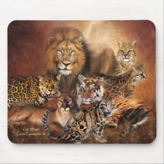 Große Katzen Mousepad