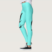 Große Katzen-Panther-Puma auf einem Glied Leggings (Links)