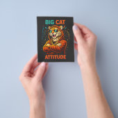 Große Katzenattitüde Flyer (Gruppe)
