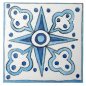 Große Keramik Ziegelstein sizilianischen Stil "Tra Fliese (Vorderseite)