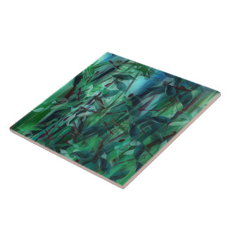 Große Keramikakzentfliese Fliese