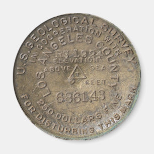 Große Kiefern-Besucher-Mitte, Wrightwood CA Magnet