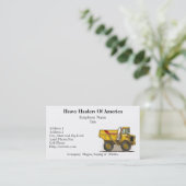 Große Kipper-Baugewerbe-Karten Visitenkarte (Stehend Vorderseite)