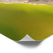 Große Kiskadee, die von Perch aus anruft Poster (Ecke)