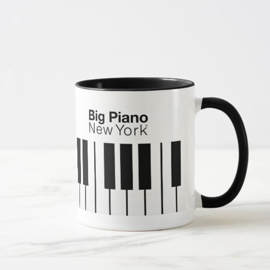 Große Klavier-Ikone von New York Tasse (Rechts)