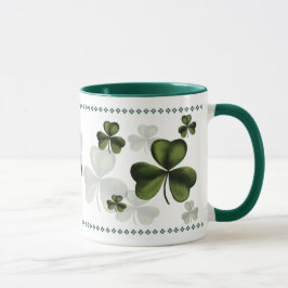 Große Kleeblatt-Tasse Tasse