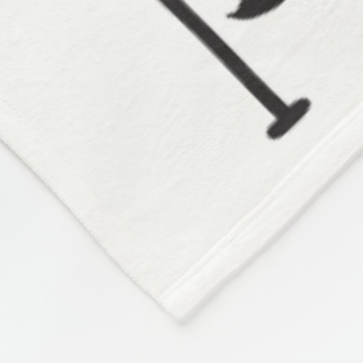 Große kleine Mann-Schnurrbart BowTie Fleecedecke (Ecke)