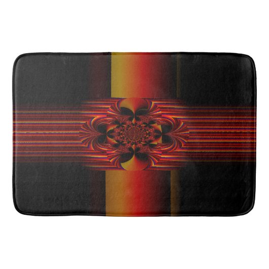 Große kleine Streifen mit Bogen Badematte (Vorderseite)