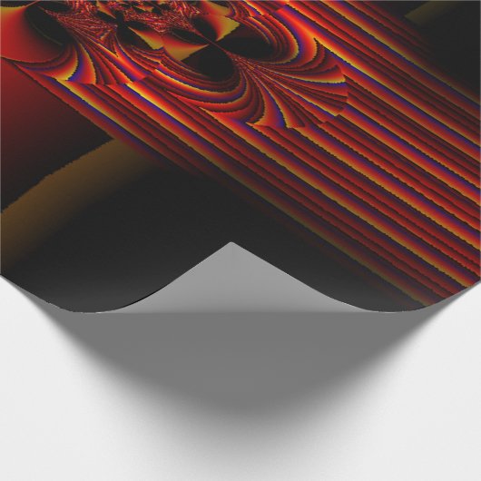 Große kleine Streifen mit Bogen Geschenkpapier (Ecke)