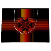 Große kleine Streifen mit Bogen Geschenktüte (Vorderseite)