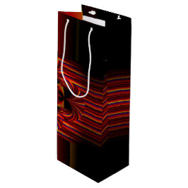 Große kleine Streifen mit Bogen Geschenktüte Für Weinflaschen