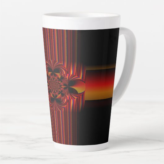 Große kleine Streifen mit Bogen Milchtasse (Rechte Ecke)