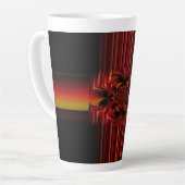 Große kleine Streifen mit Bogen Milchtasse (Linke Ecke)