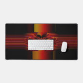 Große kleine Streifen mit Bogen Schreibtischunterlage (Tastatur & Maus)