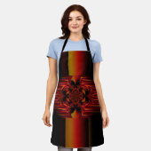 Große kleine Streifen mit Bogen Schürze (Getragen)