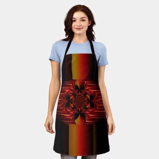 Große kleine Streifen mit Bogen Schürze (Getragen)