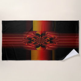 Große kleine Streifen mit Bogen Strandtuch