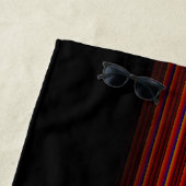 Große kleine Streifen mit Bogen Strandtuch (Beispiel)