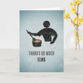 Große Koch, Koch oder Abendessen Gastgeber - Männe Karte (Gelbe Blume)