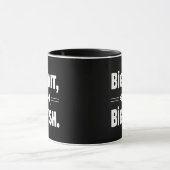 Große Köder Große Fische Lustiges Angeln Tasse (Zentrum)