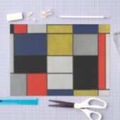 Große Komposition von Piet Mondrian Seidenpapier (Handwerk)