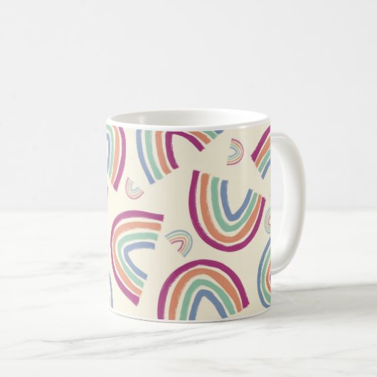 Große Konfetti-Tasse Kaffeetasse (VorderseiteRechts)