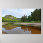 Große Kopfbesinnung am Sandstrand Poster (Vorne)