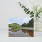 Große Kopfbesinnung am Sandstrand Postkarte (Stehend Vorderseite)