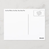 Große Kopfbesinnung am Sandstrand Postkarte (Rückseite)