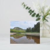 Große Kopfbesinnung am Sandstrand Postkarte (Stehend Vorderseite)