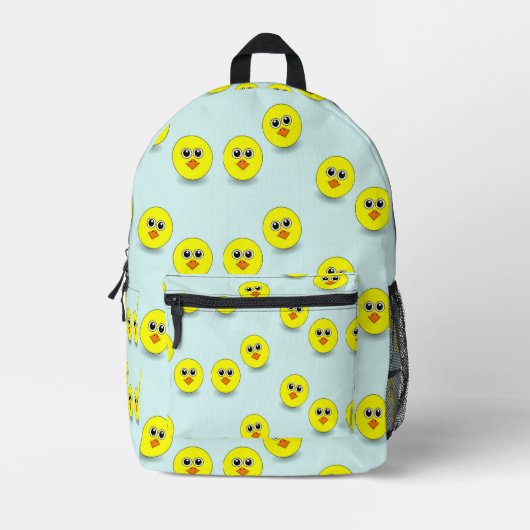 Große Kopfkröte blau Bedruckter Rucksack (Vorderseite)