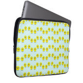 Große Kopfkröte blau Laptopschutzhülle (Vorne Rechts)