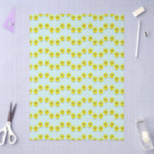 Große Kopfkröte blau Seidenpapier (Basteln)