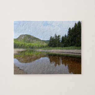 Große Kopfreflexion am Sandstrand Puzzle