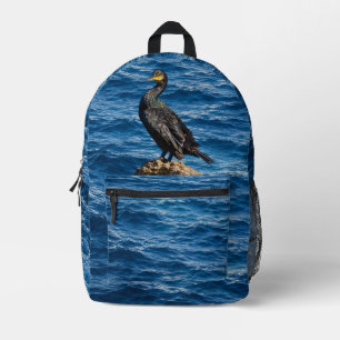 Große Kormoran-Wildnis Bedruckter Rucksack