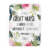 Große Krankenanerkennung Danke, dass du Geschenk V Magnet (Vertikal)