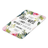 Große Krankenanerkennung Danke, dass du Geschenk V Magnet (Linke Seite)