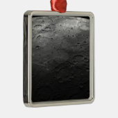 Große Krater auf dem Planeten Merkur Silbernes Ornament (Rechts)