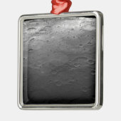 Große Krater auf dem Planeten Merkur Silbernes Ornament (Links)