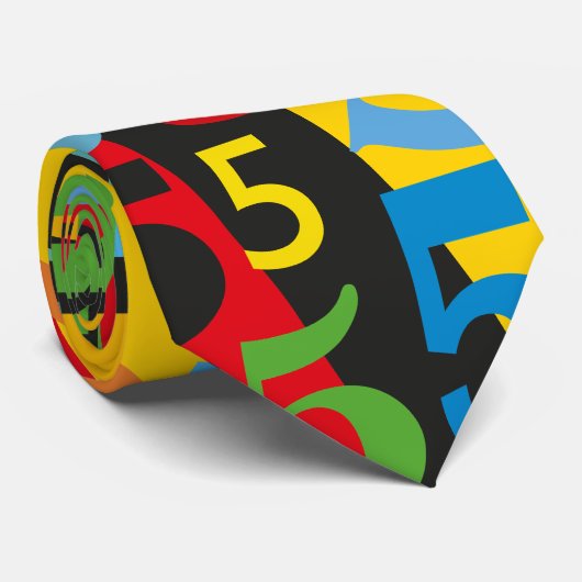 Große Krawatte der Nr.-5 für 50. oder 55. (Gerollt)