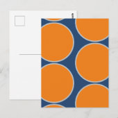 Große Kreise Abstrakte Design-Postkarte Postkarte (Vorne/Hinten)